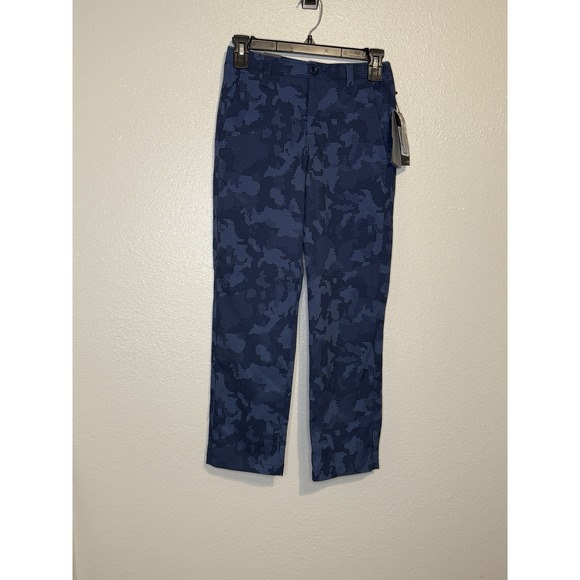 Under Armour Other - Under Armor Boys Youth Size 10 Blue Digital Camo Golf Pants Chino New With Tags